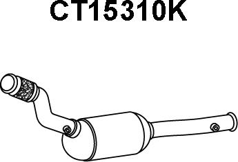 Veneporte CT15310K - Katalizators xparts.lv