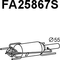 Veneporte FA25867S - Nosēdumu / Daļiņu filtrs, Izplūdes gāzu sistēma xparts.lv