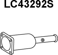 Veneporte LC43292S - Сажевый / частичный фильтр, система выхлопа ОГ xparts.lv