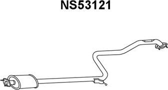 Veneporte NS53121 - Izplūdes gāzu priekšslāpētājs xparts.lv