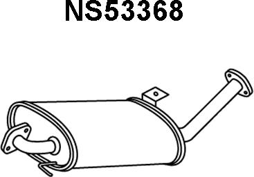 Veneporte NS53368 - Izplūdes gāzu priekšslāpētājs xparts.lv
