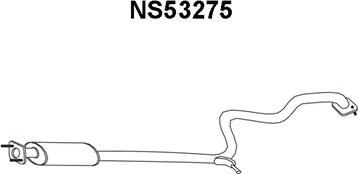 Veneporte NS53275 - Средний глушитель выхлопных газов xparts.lv