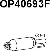 Veneporte OP40693F - Nosēdumu / Daļiņu filtrs, Izplūdes gāzu sistēma xparts.lv