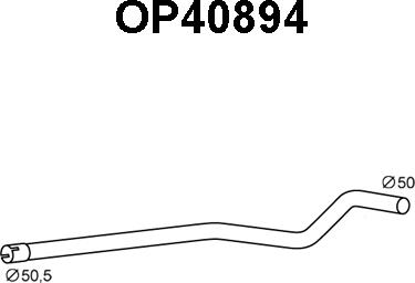 Veneporte OP40894 - Izplūdes caurule xparts.lv