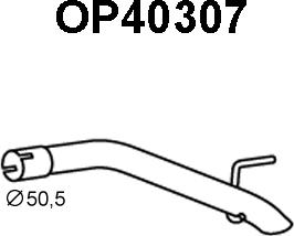 Veneporte OP40307 - Izplūdes caurule xparts.lv