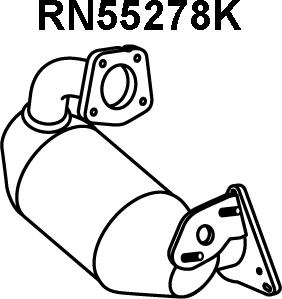 Veneporte RN55278K - Catalytic Converter xparts.lv