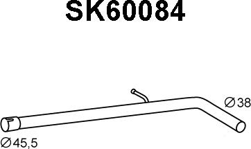 Veneporte SK60084 - Izplūdes caurule xparts.lv