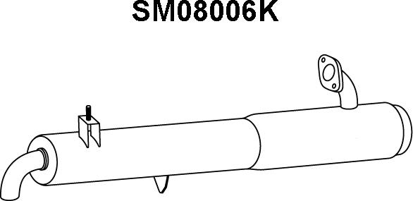 Veneporte SM08006K - Katalizatoriaus keitiklis xparts.lv