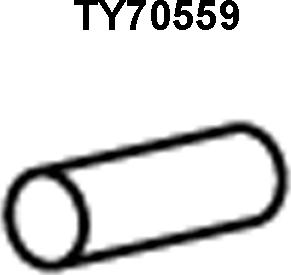 Veneporte TY70559 - Izplūdes caurule xparts.lv