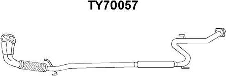 Veneporte TY70057 - Izplūdes gāzu priekšslāpētājs xparts.lv