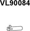 Veneporte VL90084 - Труба выхлопного газа xparts.lv