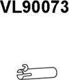 Veneporte VL90073 - Труба выхлопного газа xparts.lv