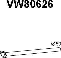 Veneporte VW80626 - Izplūdes caurule xparts.lv