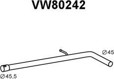 Veneporte VW80242 - Izplūdes caurule xparts.lv