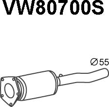 Veneporte VW80700S - Nosēdumu / Daļiņu filtrs, Izplūdes gāzu sistēma xparts.lv