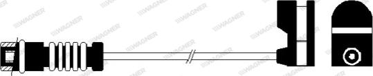 Wagner WWI287 - Indikators, Bremžu uzliku nodilums xparts.lv