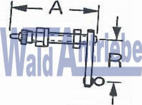 WaldAntriebe 107456 - Stiklu tīrītāja gultnis xparts.lv