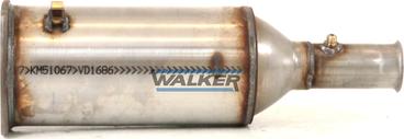 Walker 93172 - Nosēdumu / Daļiņu filtrs, Izplūdes gāzu sistēma xparts.lv