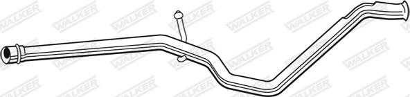Walker 08214 - Exhaust Pipe xparts.lv