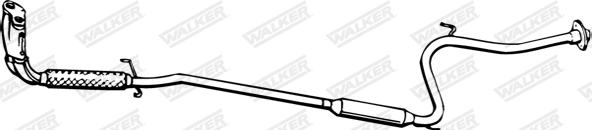 Walker 07465 - Exhaust Pipe xparts.lv