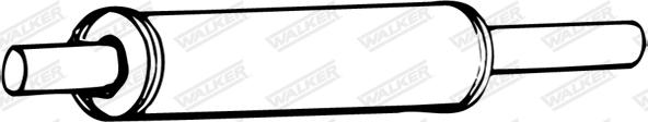 Walker 17038 - Izplūdes gāzu priekšslāpētājs xparts.lv