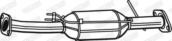 Walker 73153 - Soot / Particulate Filter, exhaust system xparts.lv