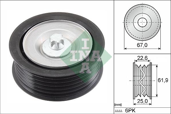 Wilmink Group WG1809870 - Deflection / Guide Pulley, v-ribbed belt xparts.lv