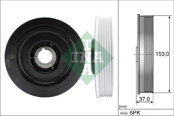 Wilmink Group WG1254383 - Belt Pulley, crankshaft xparts.lv