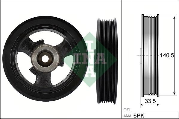 Wilmink Group WG2101396 - Belt Pulley, crankshaft xparts.lv