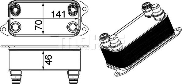 Wilmink Group WG2181181 - Eļļas radiators, Automātiskā pārnesumkārba xparts.lv