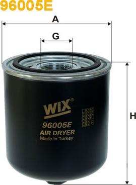 WIX Filters 96005E - Gaisa sausinātāja patrona, Gaisa kompresors xparts.lv