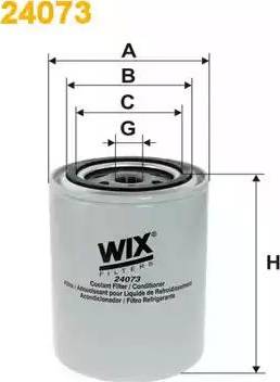 WIX Filters 24073 - Aušinimo skysčio filtras xparts.lv