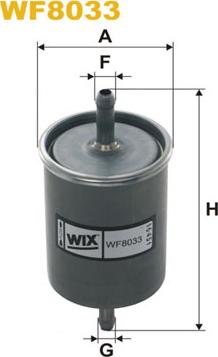 WIX Filters WF8033 - Degvielas filtrs xparts.lv