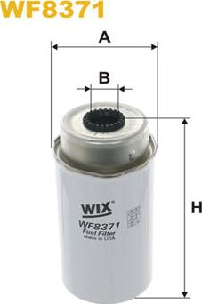 WIX Filters WF8371 - Fuel filter xparts.lv