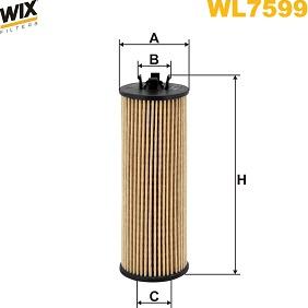WIX Filters WL7599 - Eļļas filtrs xparts.lv