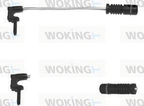 Woking 001053 - Indikators, Bremžu uzliku nodilums xparts.lv