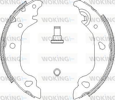 Woking Z4098.01 - Bremžu loki xparts.lv