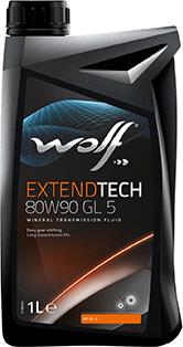 Wolf 8304309 - EXTENDTECH 80W90 GL5 1L DIN CLP.AGMA 9005-E02 xparts.lv