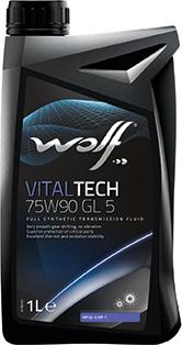 Wolf 8303906 - VITALTECH 75W90 GL5 1L API.MT-1. MB-235.8.ZF19C xparts.lv