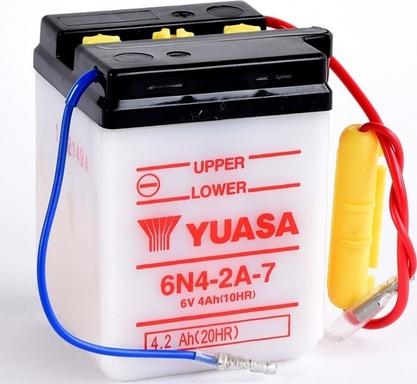 Yuasa 6N4-2A-7 - Startera akumulatoru baterija xparts.lv