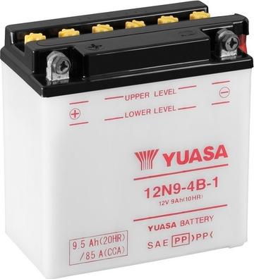 Yuasa 12N9-4B-1 - Стартерная аккумуляторная батарея, АКБ xparts.lv