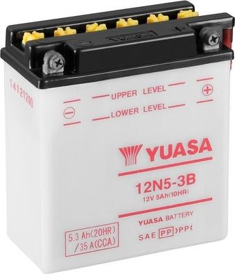 Yuasa 12N5-3B - Startera akumulatoru baterija xparts.lv