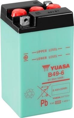 Yuasa B49-6 - Startera akumulatoru baterija xparts.lv