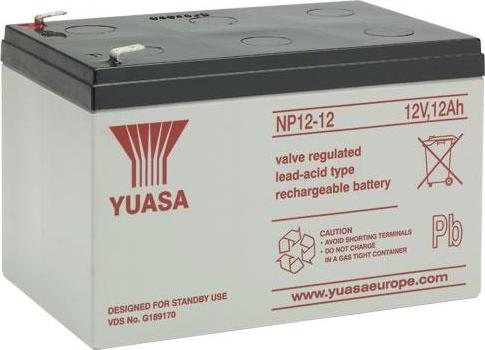 Yuasa NP1.2-12 - Стартерная аккумуляторная батарея, АКБ xparts.lv
