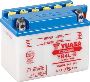 Yuasa YB4L-B(CP) - Стартерная аккумуляторная батарея, АКБ xparts.lv