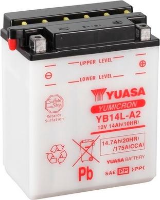 Yuasa YB14L-A2 - Startera akumulatoru baterija xparts.lv