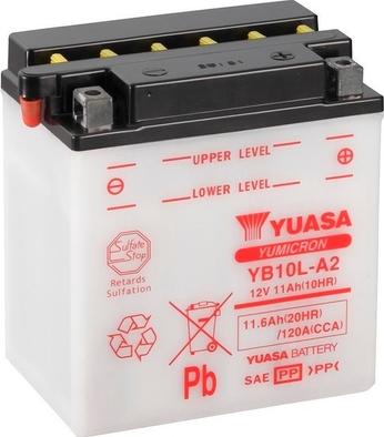 Yuasa YB10L-A2 - Стартерная аккумуляторная батарея, АКБ xparts.lv