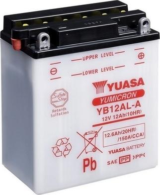 Yuasa YB12AL-A - Startera akumulatoru baterija xparts.lv