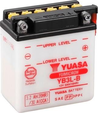 Yuasa YB3L-B - Startera akumulatoru baterija xparts.lv