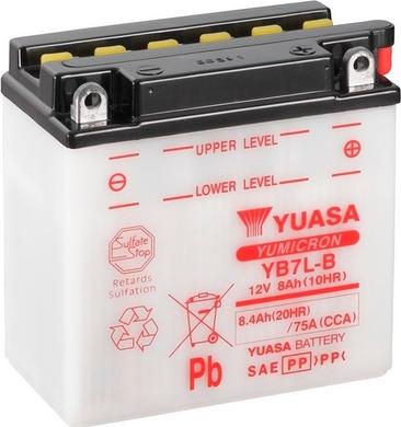 Yuasa YB7L-B - Стартерная аккумуляторная батарея, АКБ xparts.lv